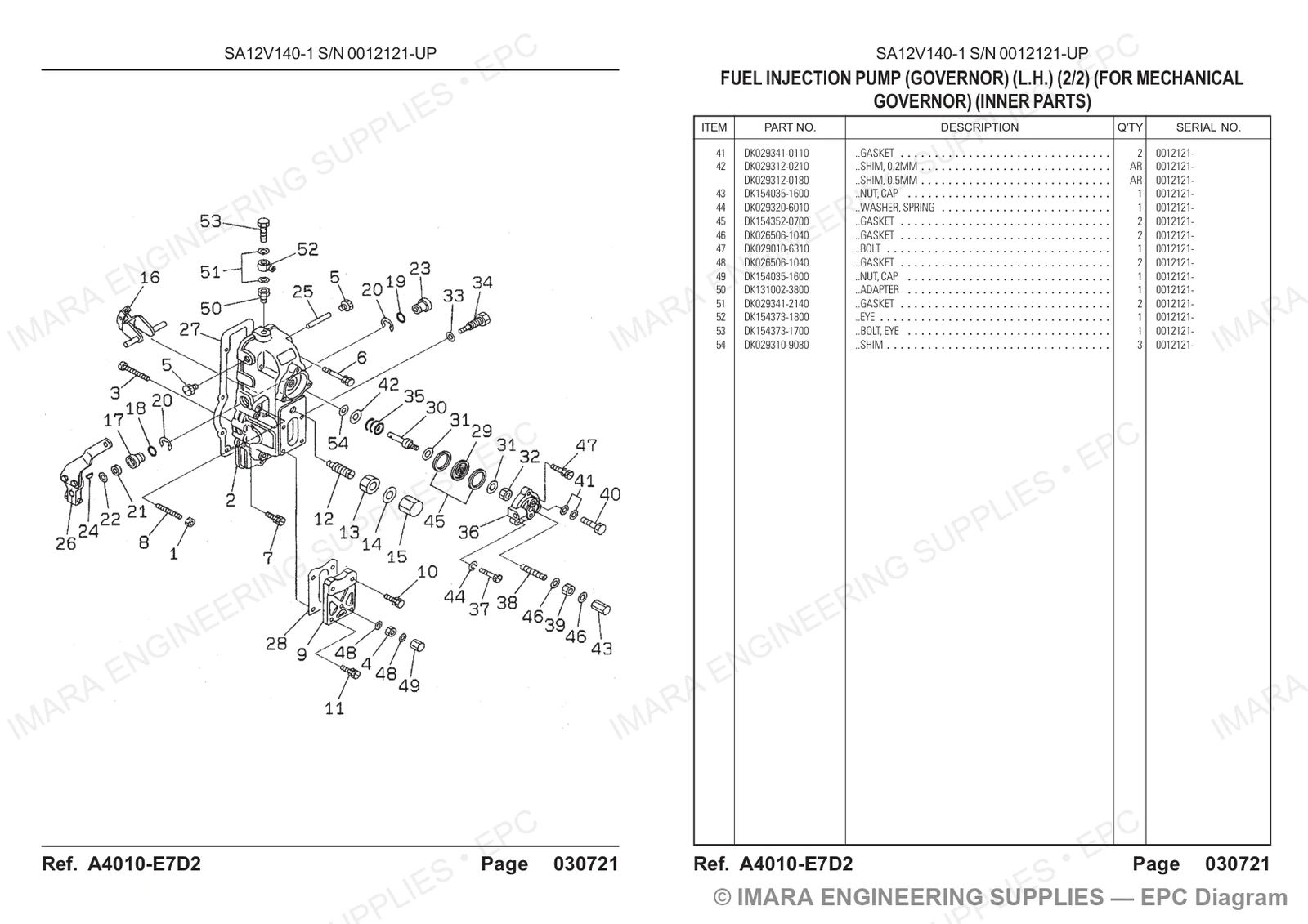 Komatsu HD785-5 Parts Diagram