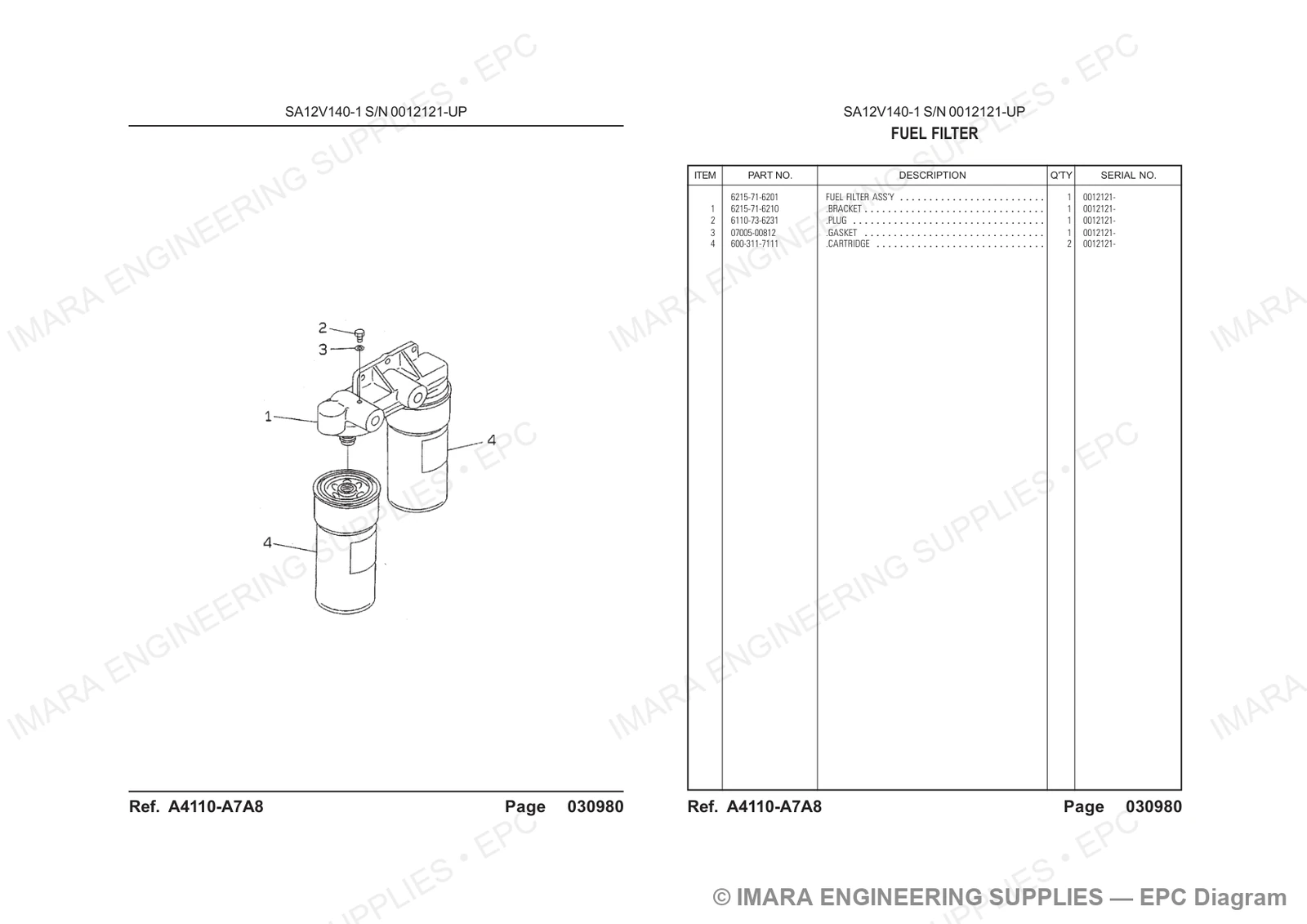 Komatsu HD785-5 Parts Diagram