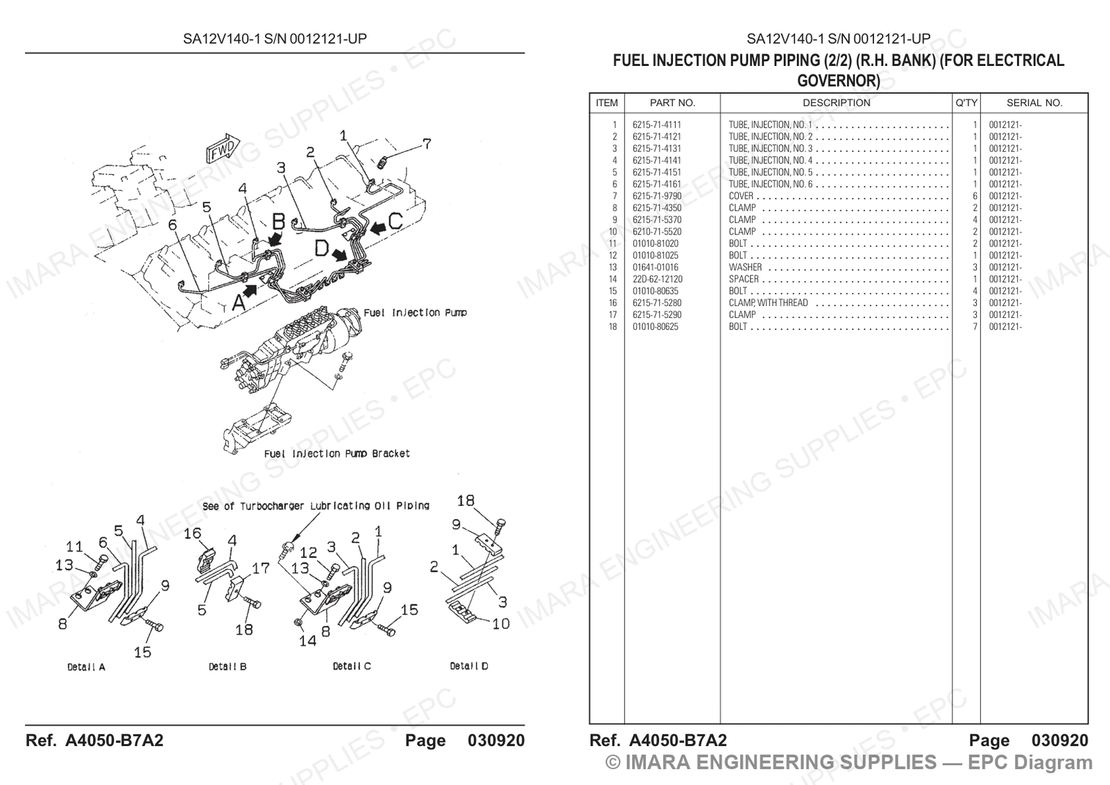 Komatsu HD785-5 Parts Diagram