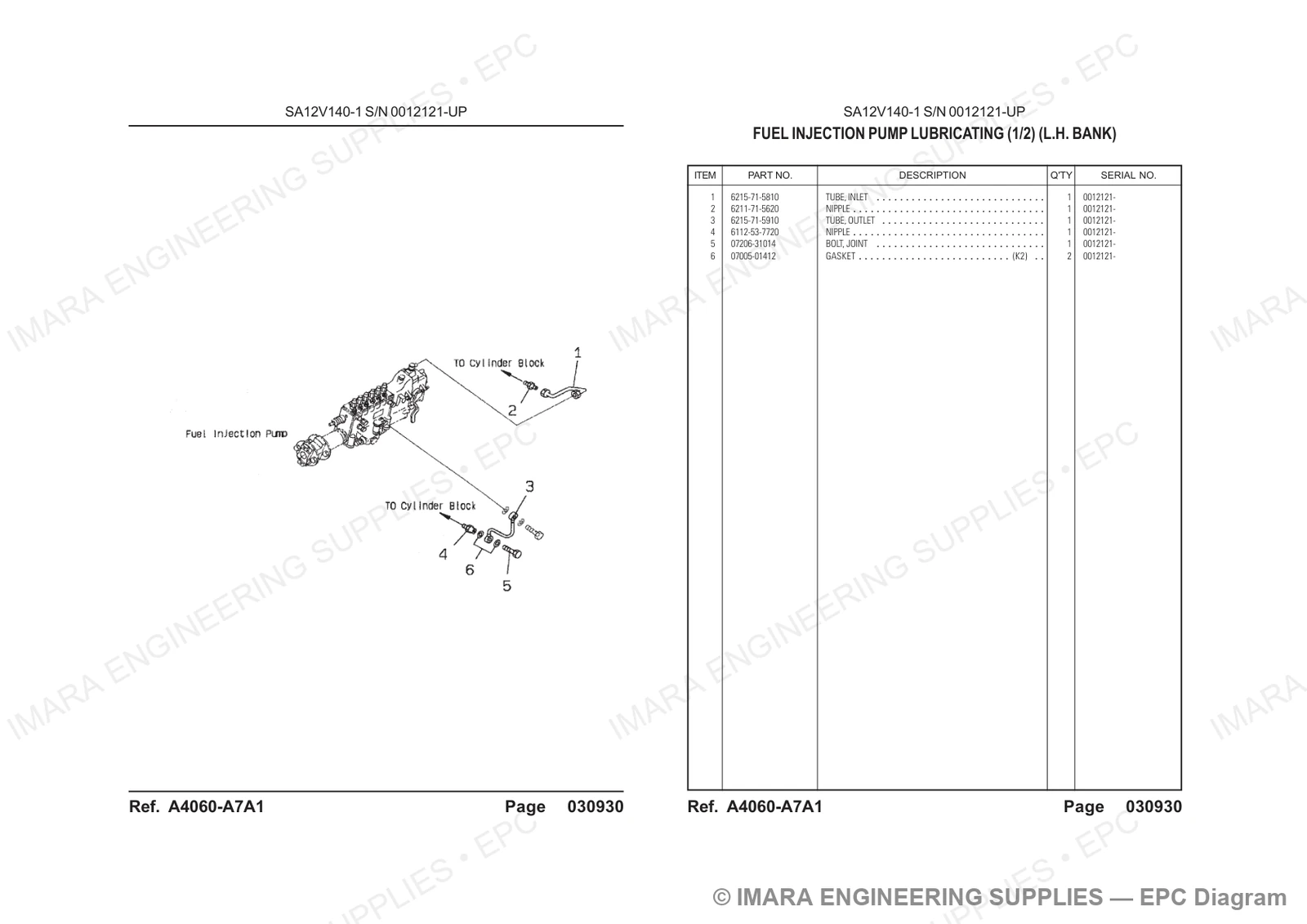 Komatsu HD785-5 Parts Diagram