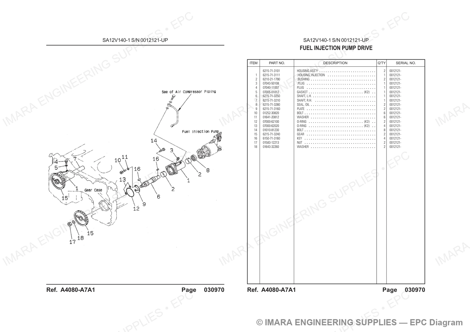 Komatsu HD785-5 Parts Diagram