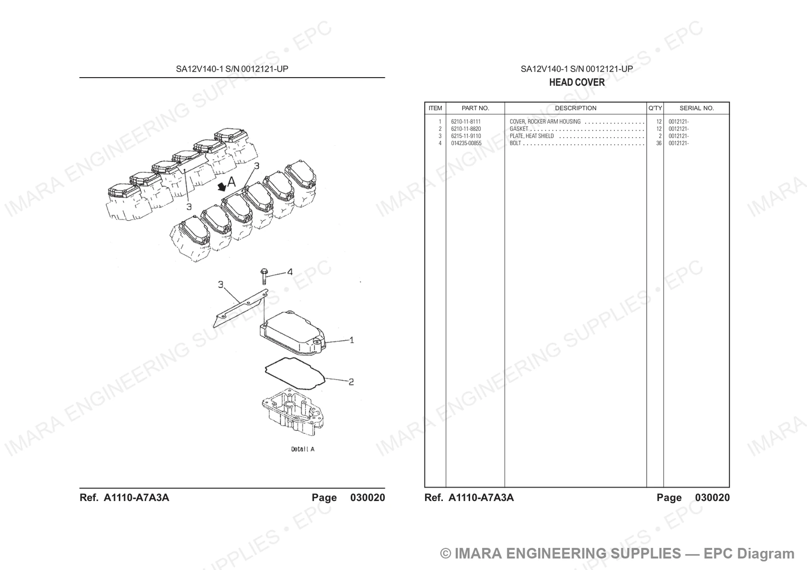 Komatsu HD785-5 Parts Diagram