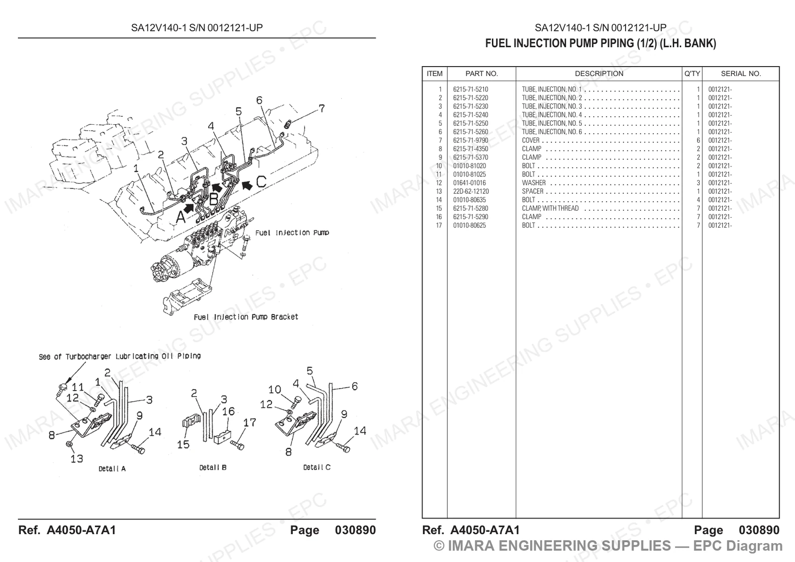 Komatsu HD785-5 Parts Diagram