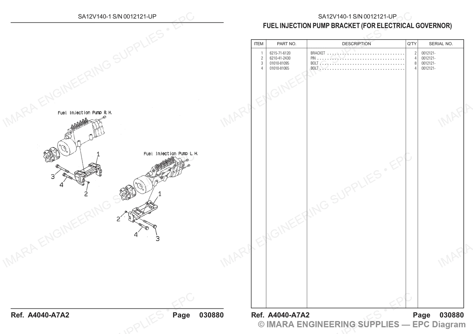Komatsu HD785-5 Parts Diagram