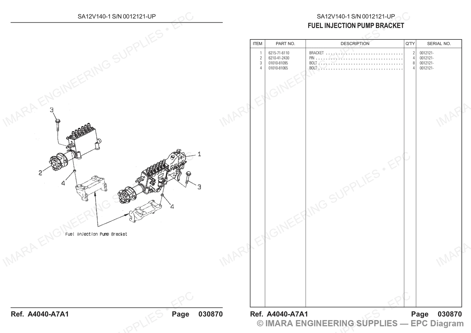 Komatsu HD785-5 Parts Diagram