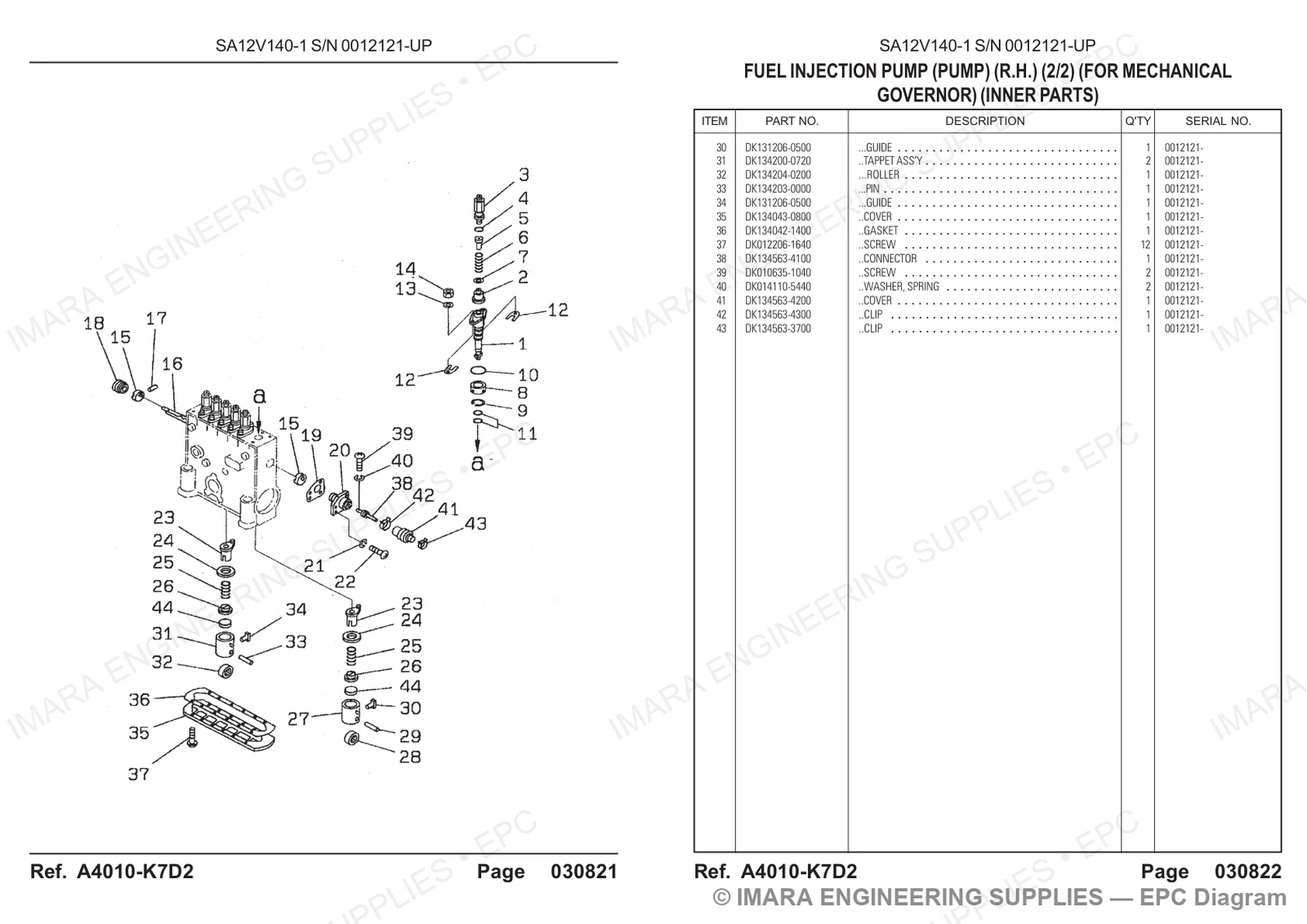 Komatsu HD785-5 Parts Diagram