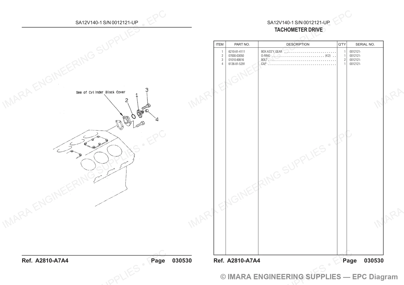 Komatsu HD785-5 Parts Diagram