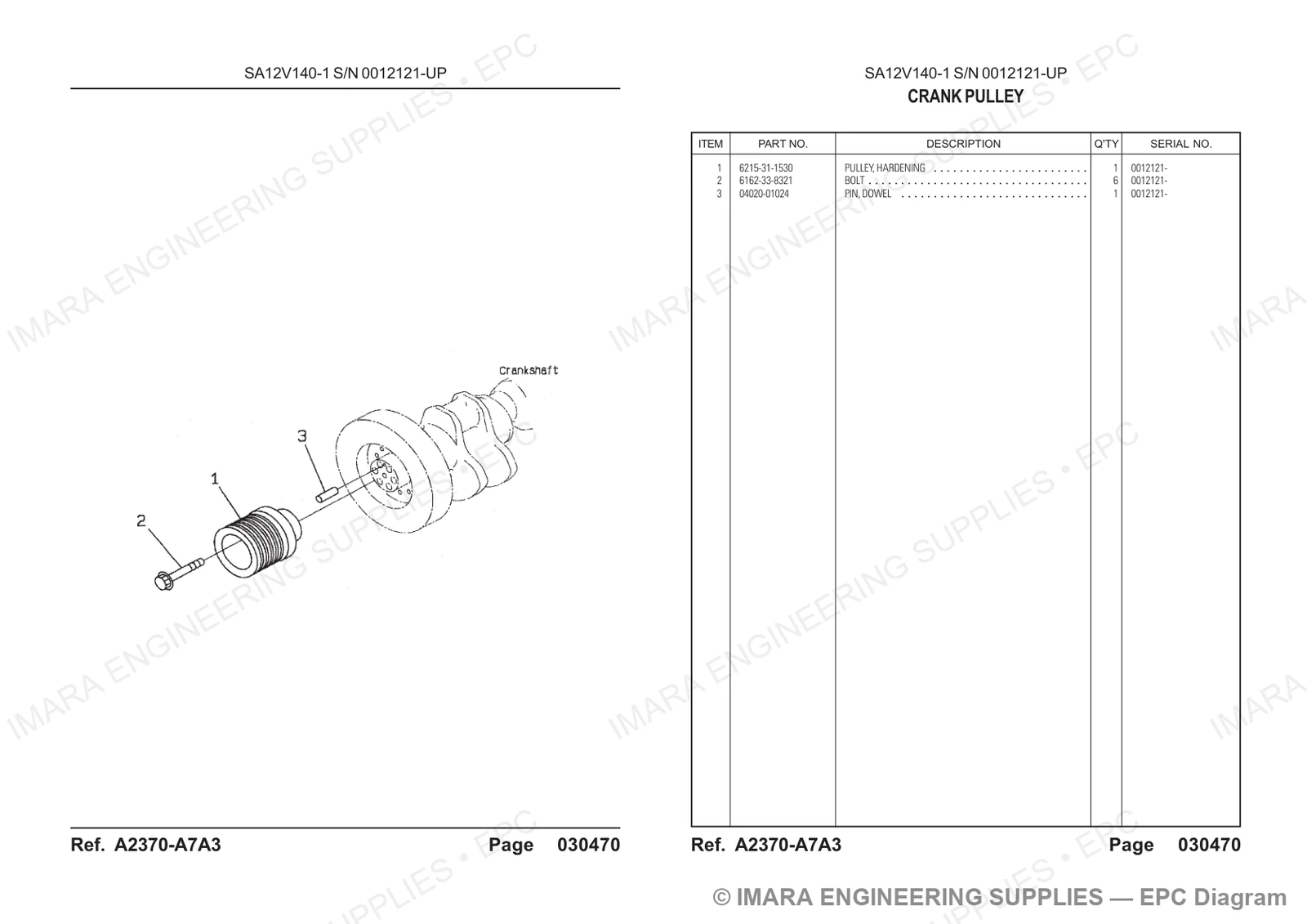 Komatsu HD785-5 Parts Diagram