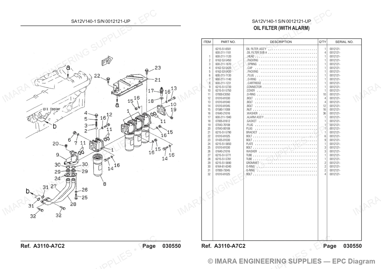 Komatsu HD785-5 Parts Diagram