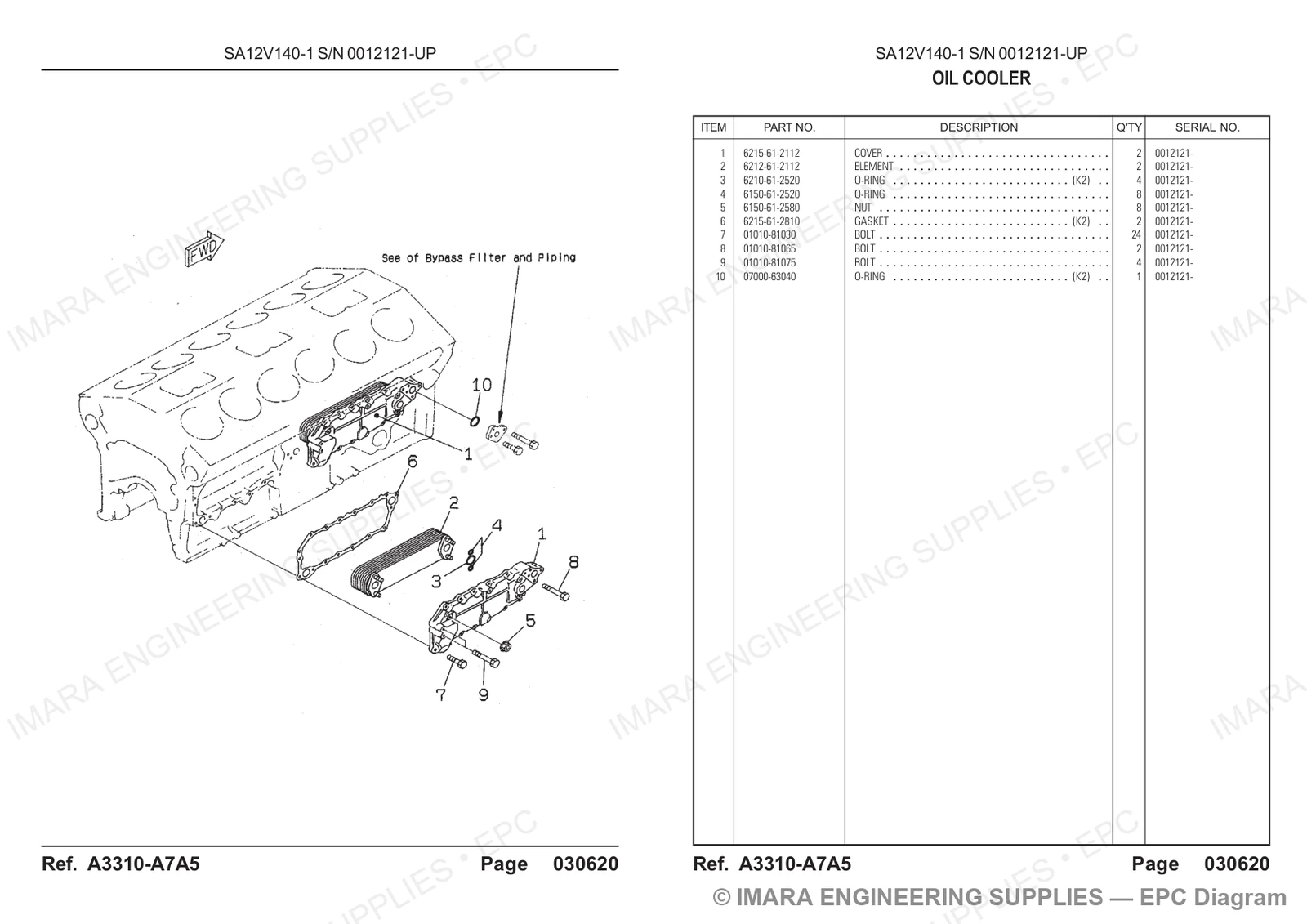 Komatsu HD785-5 Parts Diagram