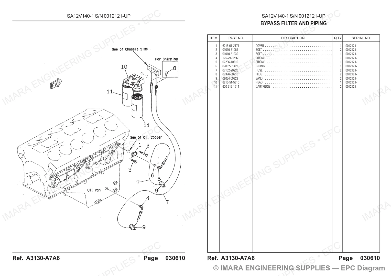 Komatsu HD785-5 Parts Diagram