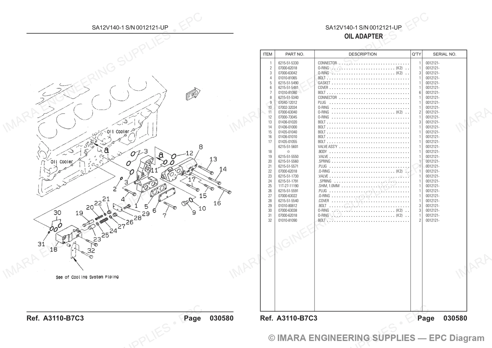 Komatsu HD785-5 Parts Diagram