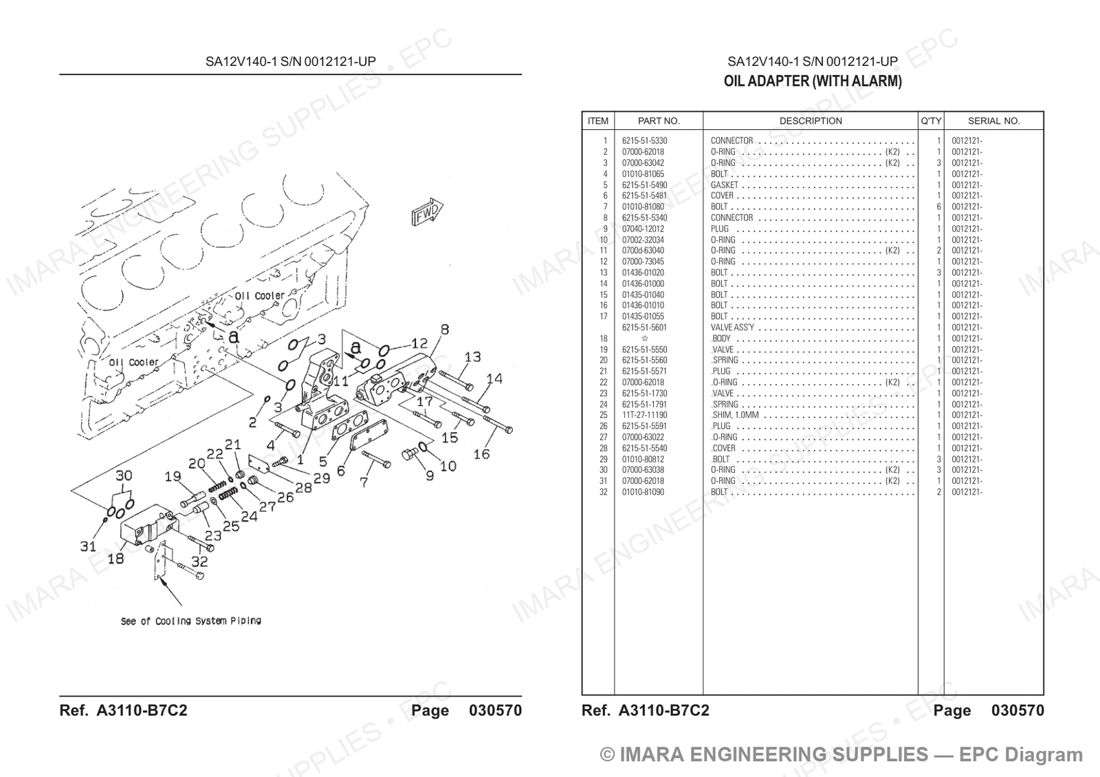 Komatsu HD785-5 Parts Diagram