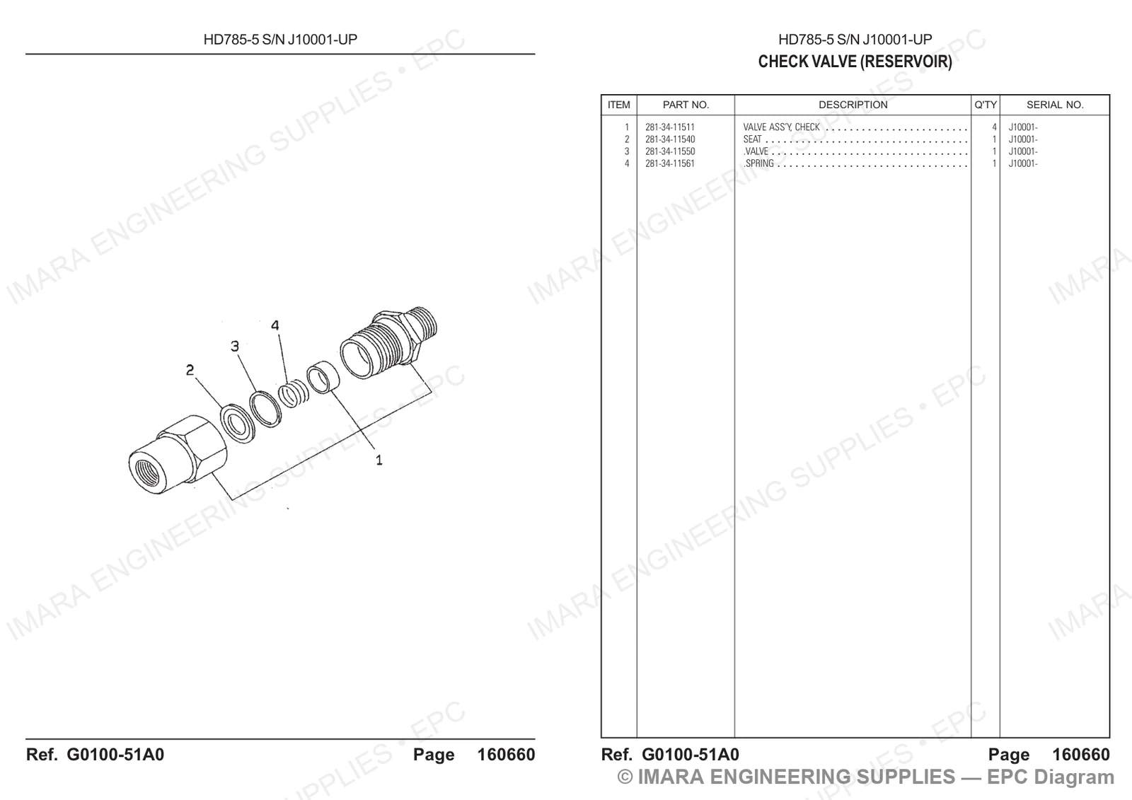 Komatsu HD785-5 Parts Diagram