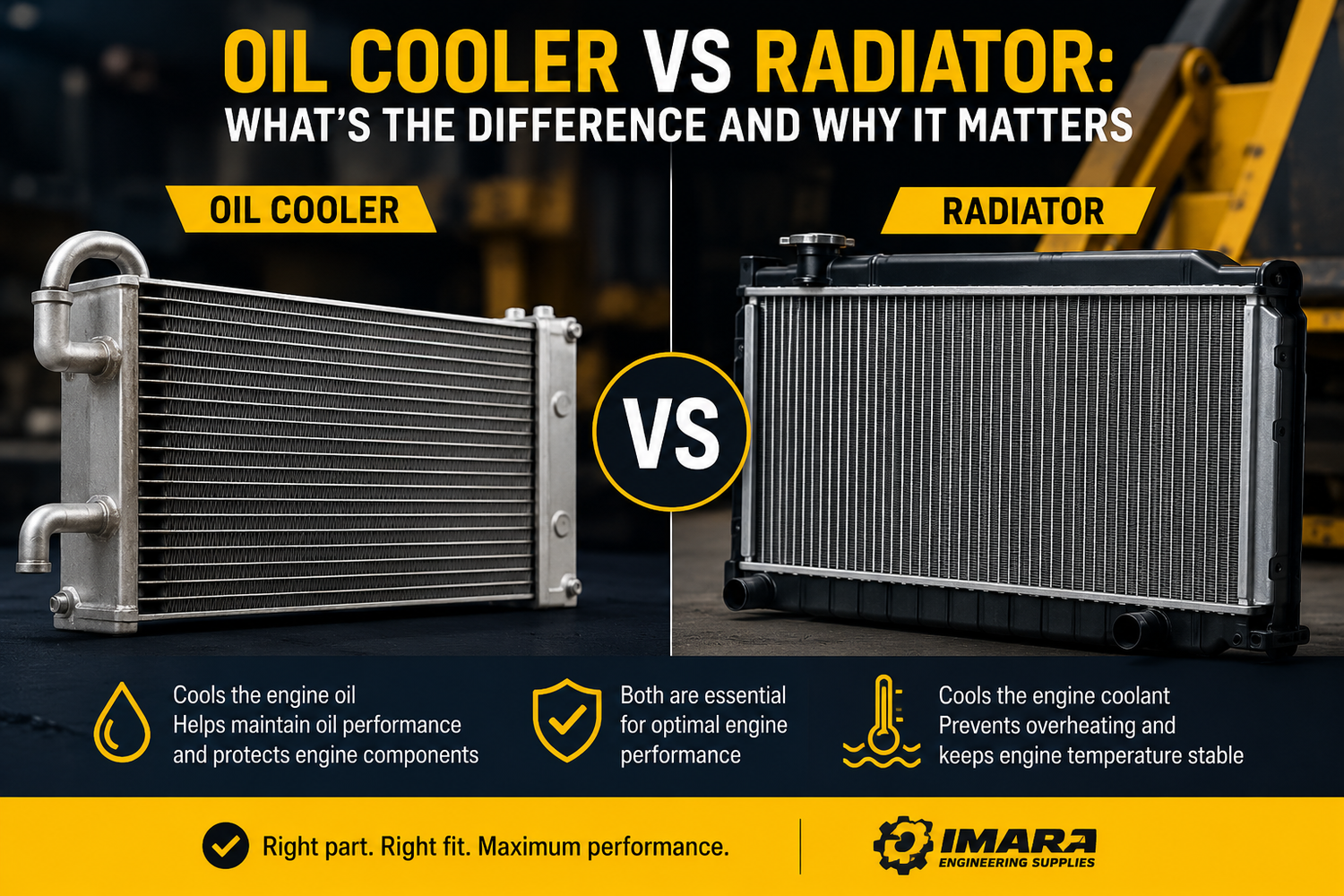 Oil Cooler vs Radiator