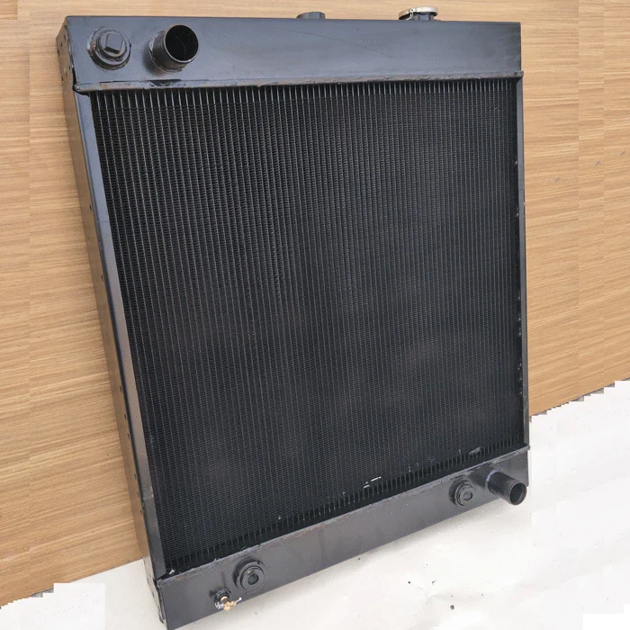 Loader radiators for engine temperature control