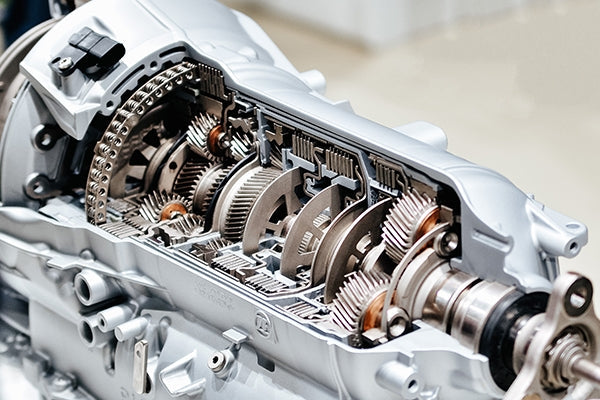 Excavator transmission parts including drive and power transfer components