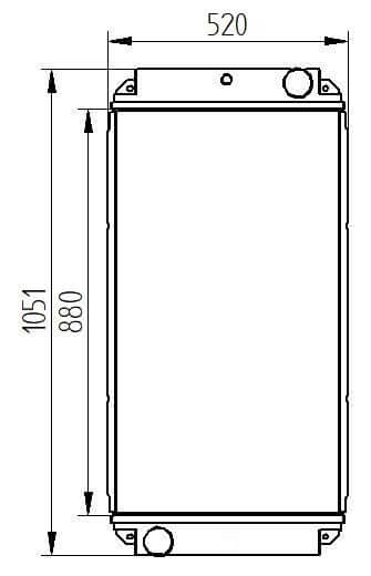 Radiator 256-5308 2565308 for Cat 120M 140M 140K Grader