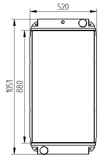 Radiator 256-5308 Cat 120M 140M 140K Grader