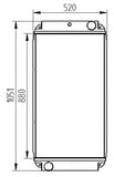 Radiator 256-5308 Cat 120M 140M 140K Grader