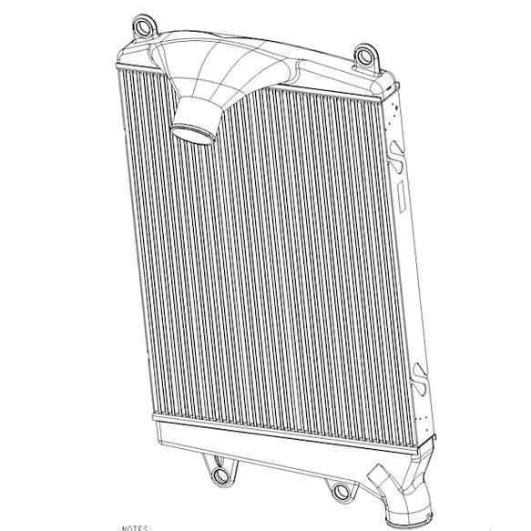 Aftercooler 267-9444 2679444 for CAT D11 C32 Bulldozer