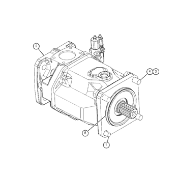 A10VSO Hydraulic Pump 495-7571 for CAT Bulldozer
