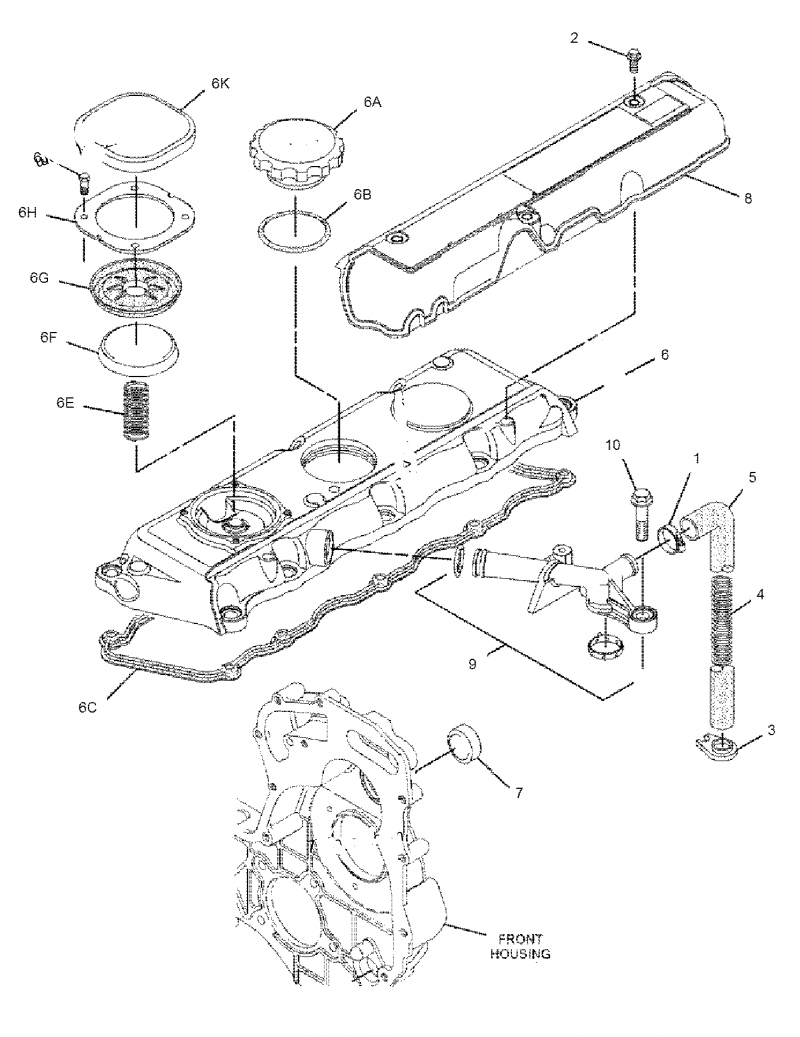 Camshaft 232-7528 for CAT 313D2 Excavator