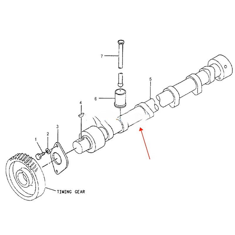 Camshaft 350-0637 for CAT 320D2 Excavator