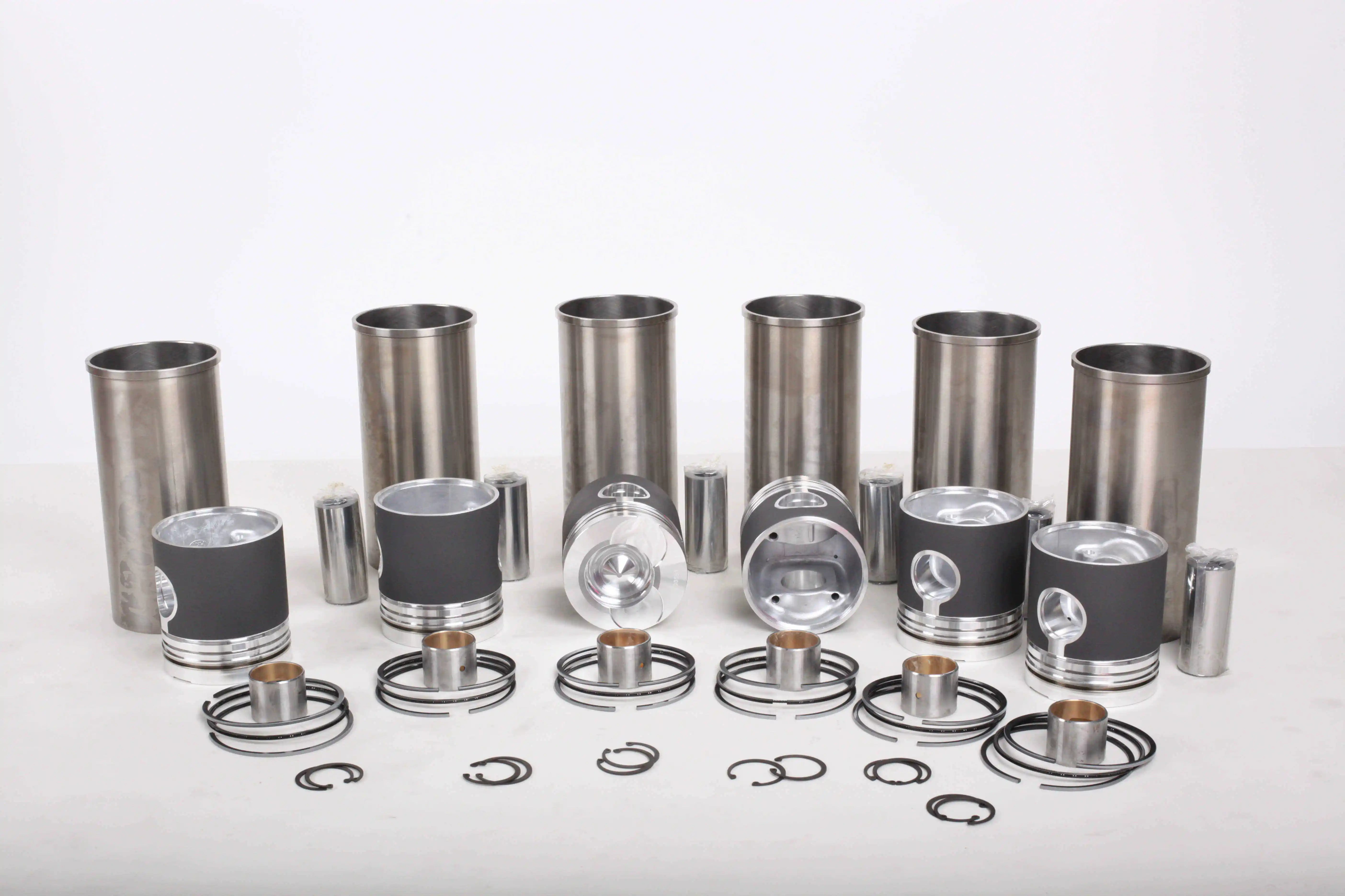Cylinder Liner Kit 65.02501-0222B 65.02501-0222 For Doosan Diesel Engine DE12T D2366T