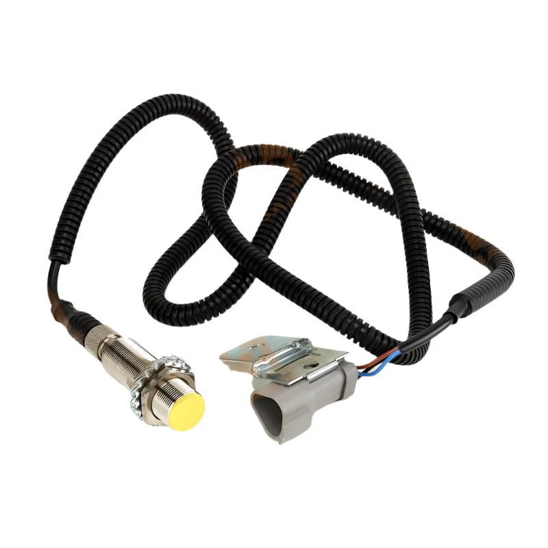 Revolution Sensor Proximity Switch 701-80312 for JCB, featuring a connector and wiring harness, OEM replacement part.