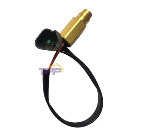 Revolution Sensor 258-4521 for CAT Truck, new OEM replacement part with a brass connector and wire harness.