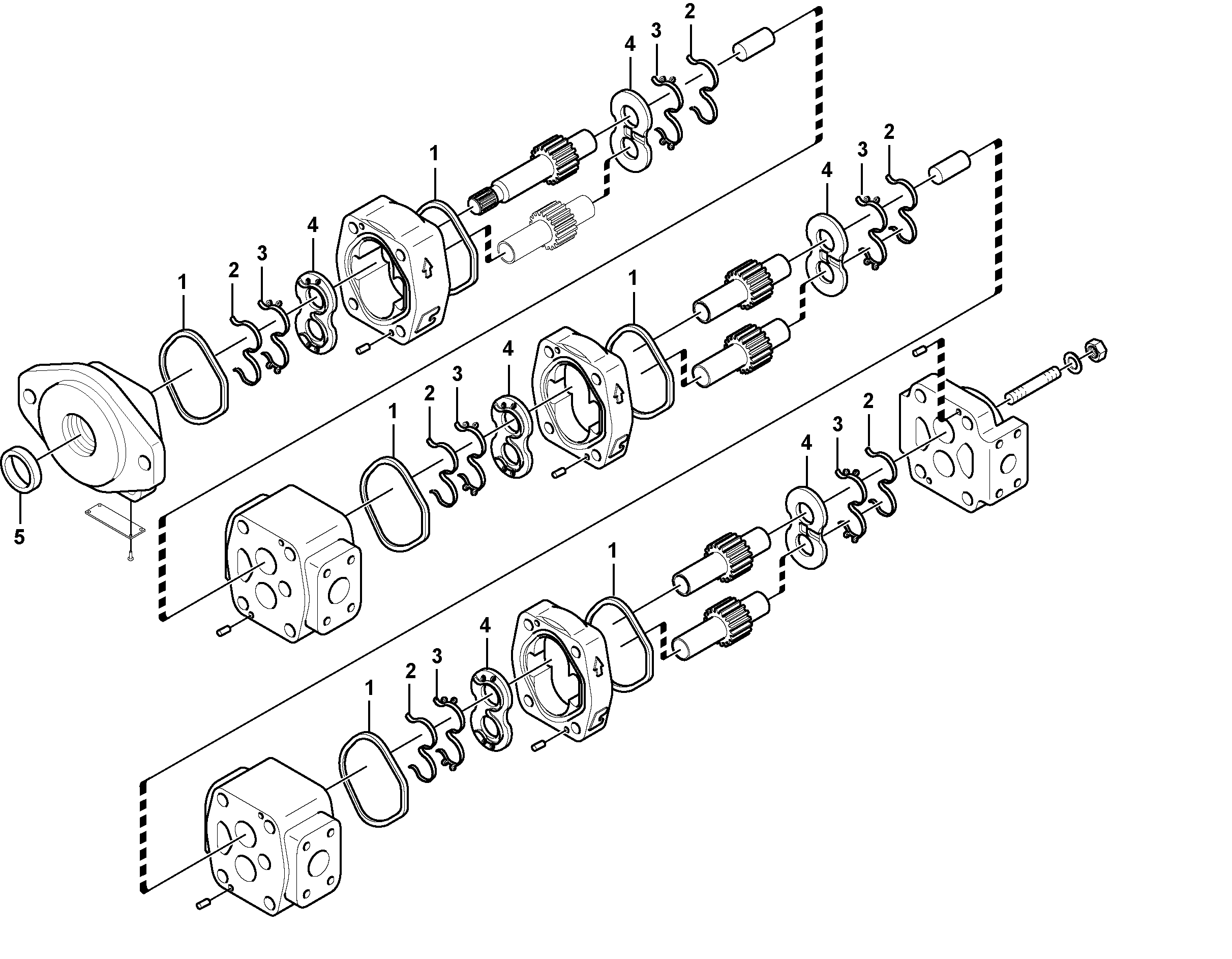 Hydraulic Fan Motor VOE14569680 for Volvo Excavator