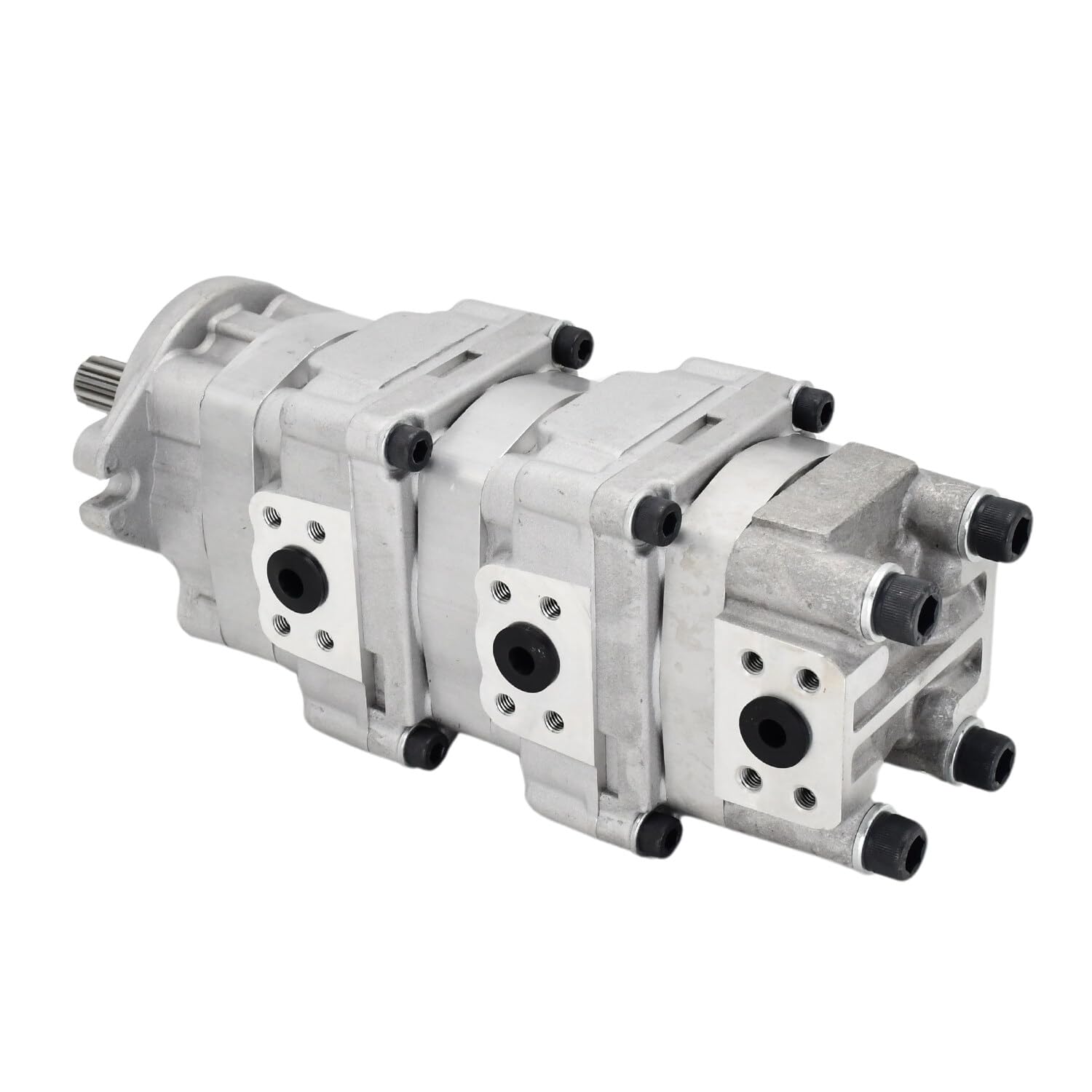 Triple Hydraulic Gear Pump 705-41-08070 for Komatsu PC20-7 PC10-7 Mini Excavator