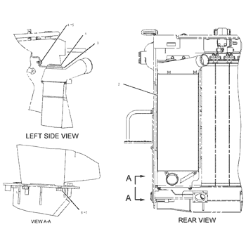 Core Assembly-Aftercooler 209-8364 for Cat D8 Models