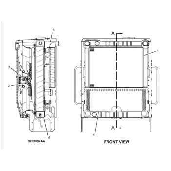 CAT 160H Radiator 239-5233 2395233 OEM Replacement