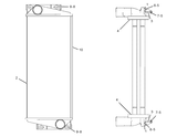 Radiator Core 234-3589 232-5840 CAT 631D