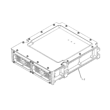 Hydraulic controller/computer board (ECU/ECM) 2277714 227-7714 for the Caterpillar 345C/345CL excavator (REMAN)