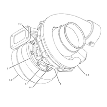 Load image into Gallery viewer, Turbocharger 394-0380 for Caterpillar 3512B Engines