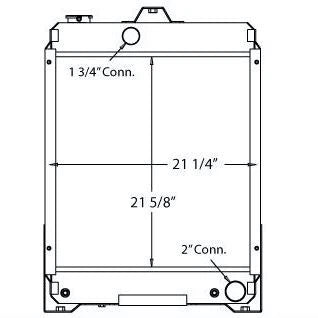 Radiator 8N4078 for CAT Engine 3204 D3B D3C D3C D4C Dozer