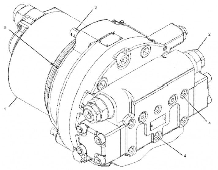 Final Drive Assy 191-2682 227-6116 For CAT325 Excavator