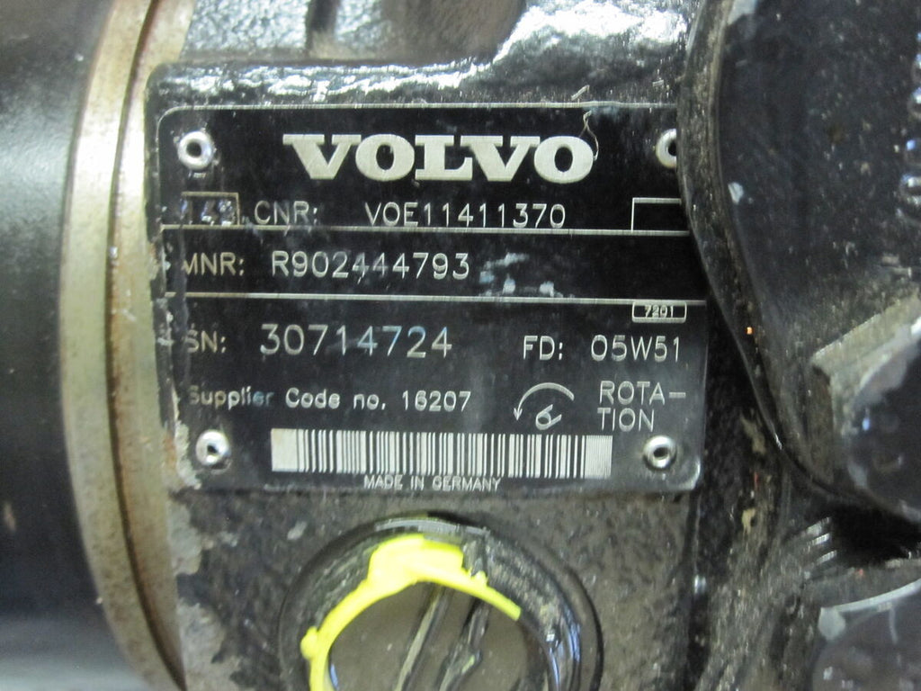 Hydraulic Fan Motor VOE11411370 11411370 for Volvo A35D ADT