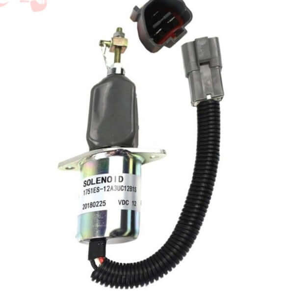 Fuel Shutoff Solenoid valve Excavator STOP ASSY 129953-77811