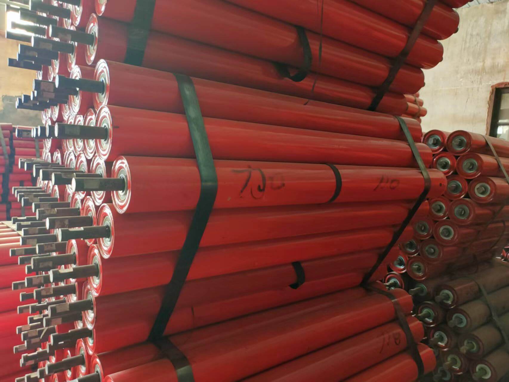 Extended Shaft Idler Roller for Coal Mine Conveyor