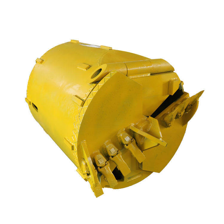 Earth drilling Bucket Auger with Soil Teeth