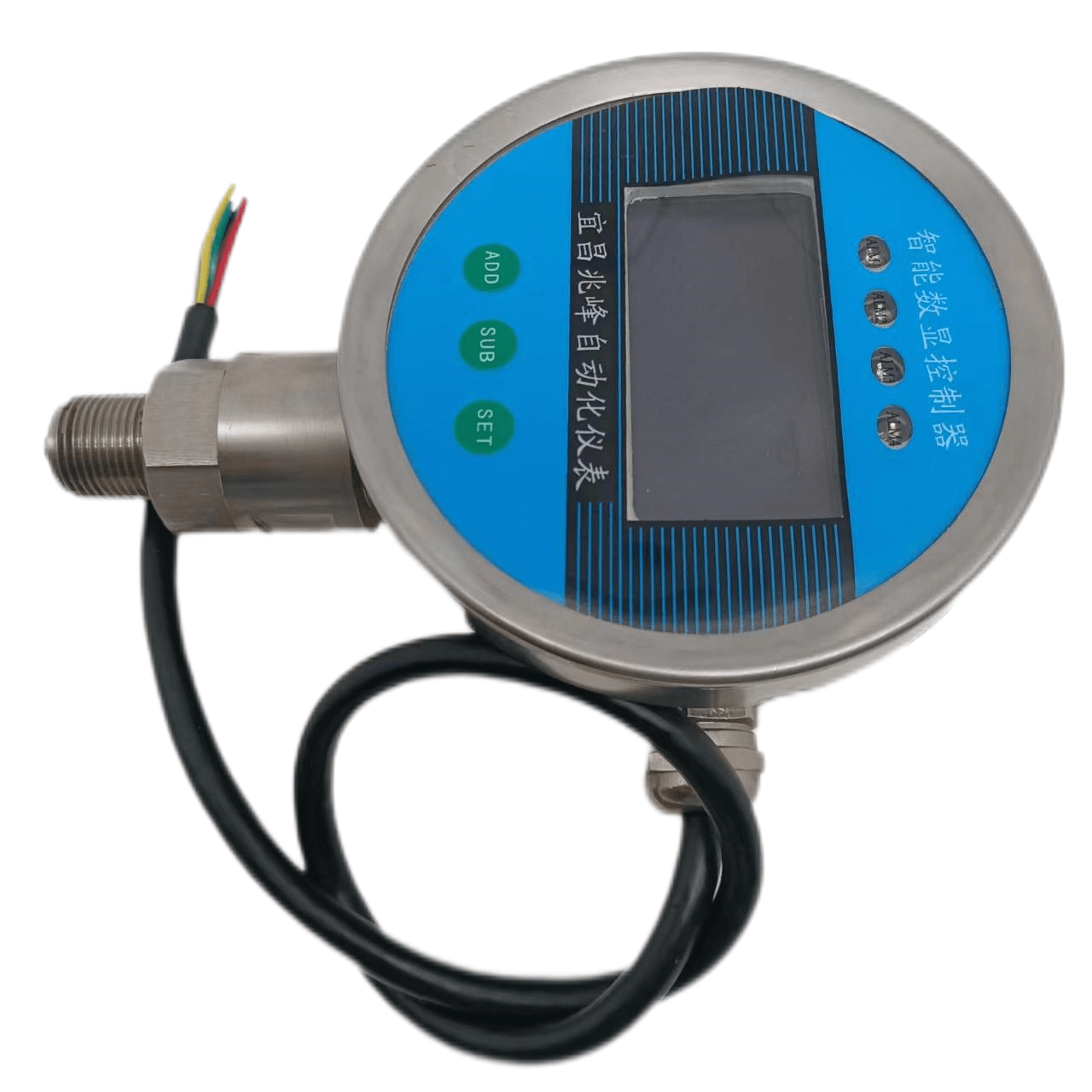 Sensor Controller Device High-Accuracy Pressure Sensor Controller with OLED Display