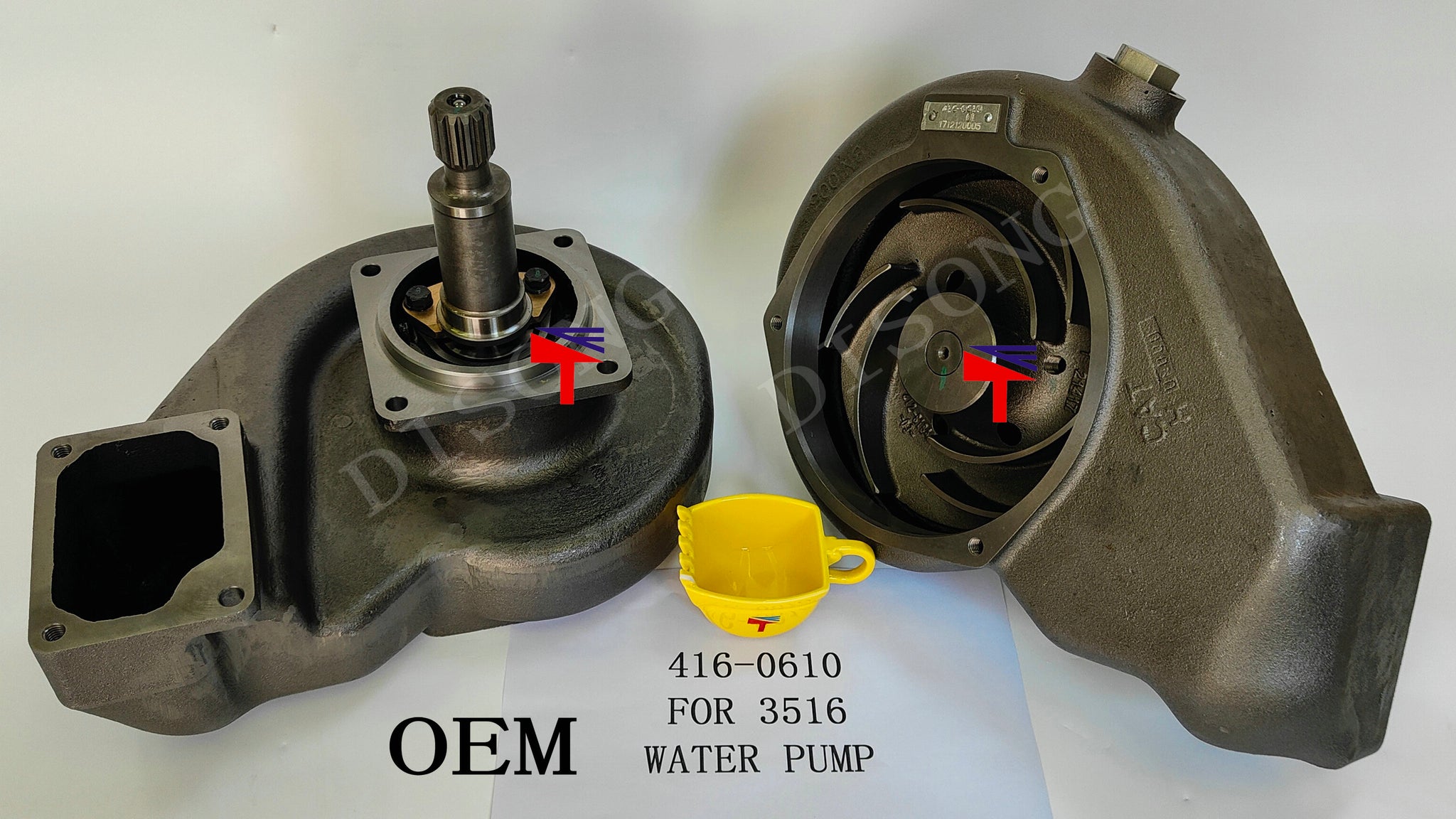 Water pump 212-8177 416-0610 for Caterpillar – Imara Engineering