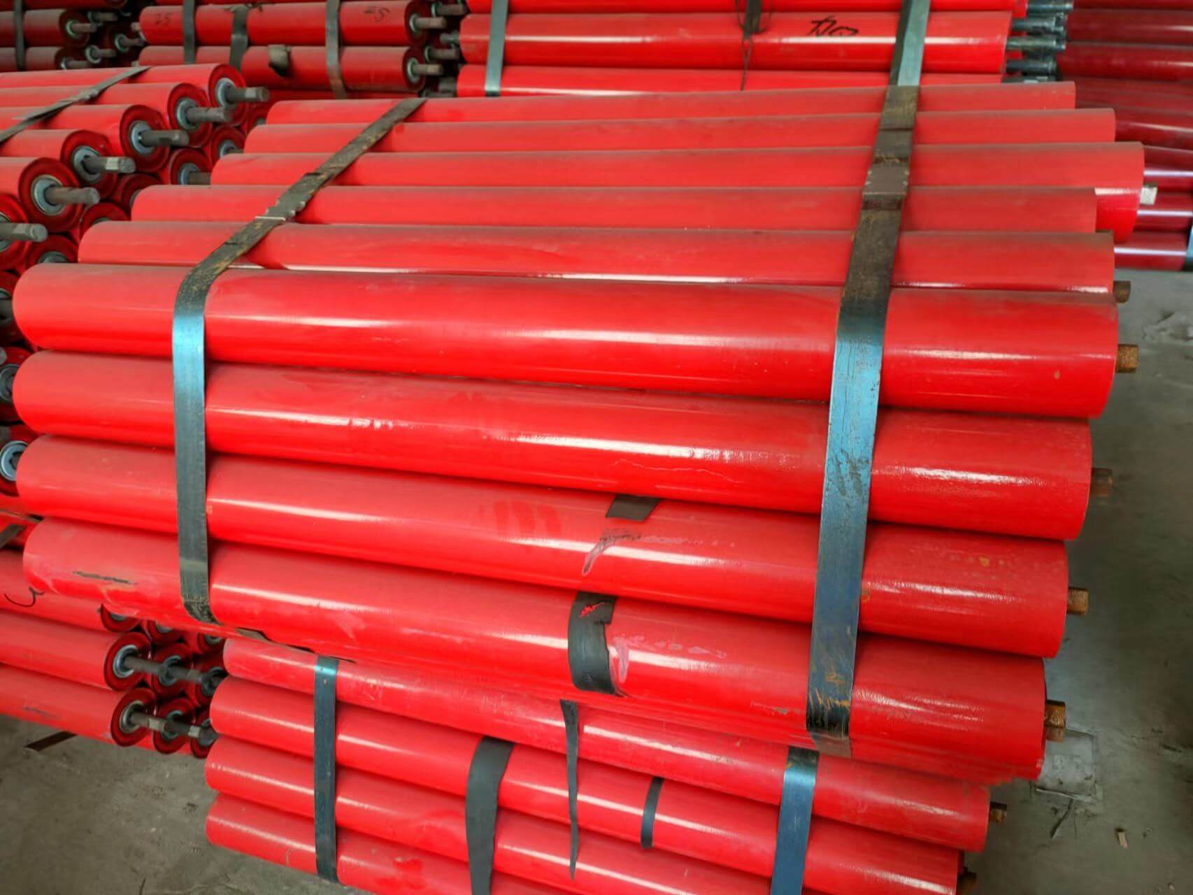 Extended Shaft Idler Roller for Coal Mine Conveyor