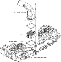 Load image into Gallery viewer, Engine Air Intake Heater PC200-8 PC220-8 6754-81-5110