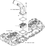 Engine Air Intake Heater PC200-8 PC220-8 6754-81-5110