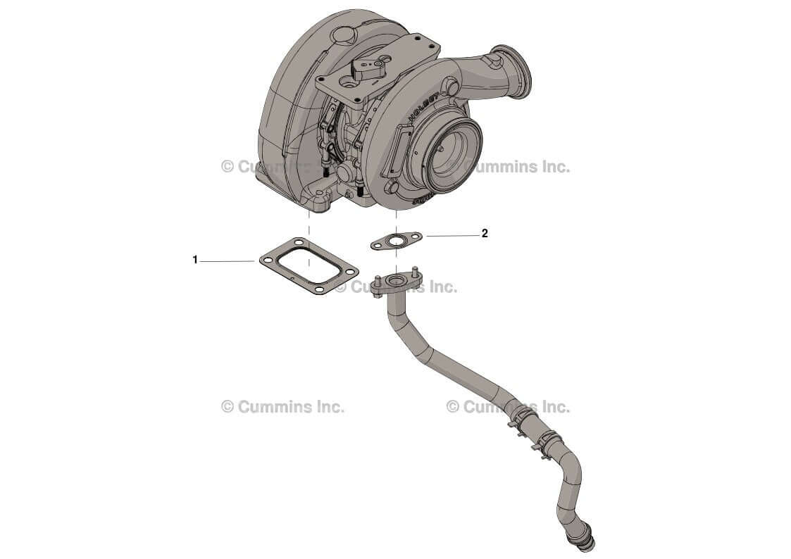 Excavator Turbo Charger GT3582 T3 AR.70/63 for Komatsu